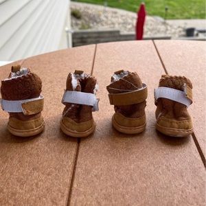Dog booties for x-small toy size dog